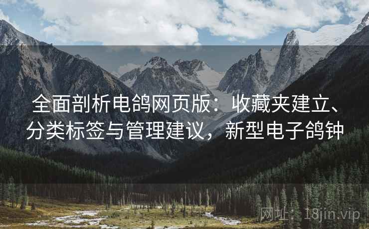 全面剖析电鸽网页版：收藏夹建立、分类标签与管理建议，新型电子鸽钟