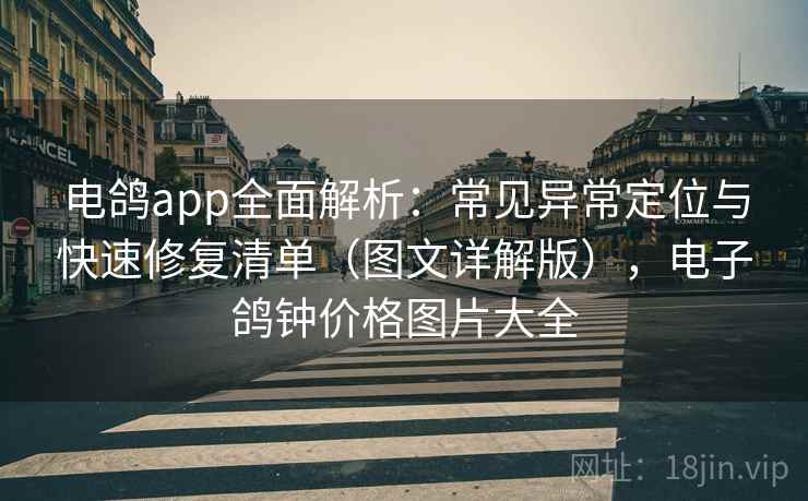 电鸽app全面解析：常见异常定位与快速修复清单（图文详解版），电子鸽钟价格图片大全