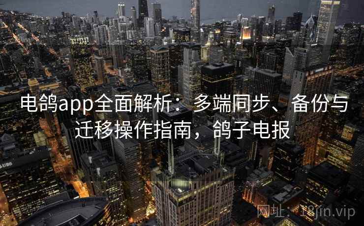 电鸽app全面解析：多端同步、备份与迁移操作指南，鸽子电报