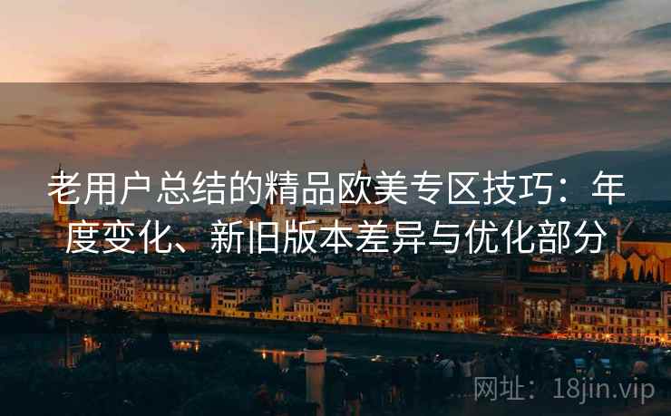 老用户总结的精品欧美专区技巧：年度变化、新旧版本差异与优化部分