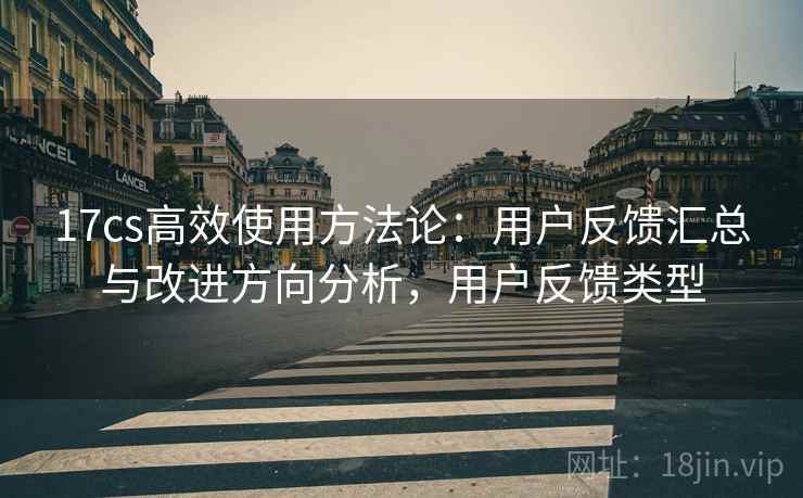 17cs高效使用方法论:用户反馈汇总与改进方向分析,用户反馈类型 17cs高效使用方法论:用户反馈汇总与改进方向分析,用户反馈类型