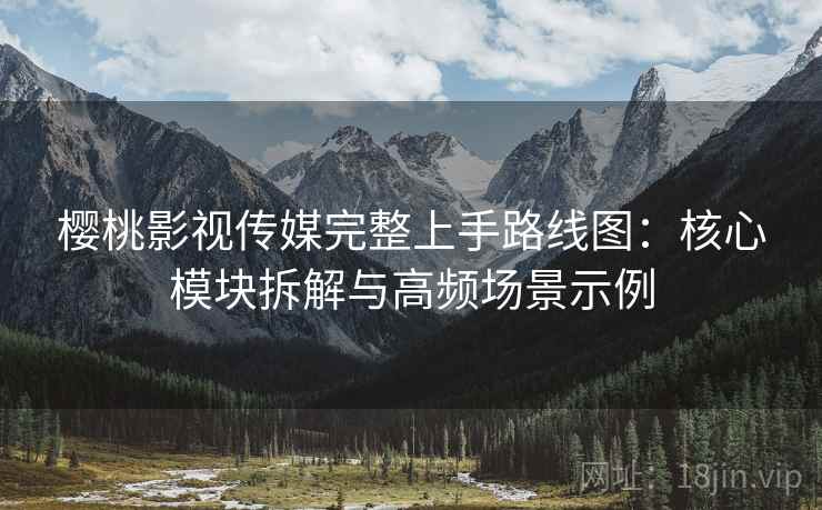 樱桃影视传媒完整上手路线图：核心模块拆解与高频场景示例